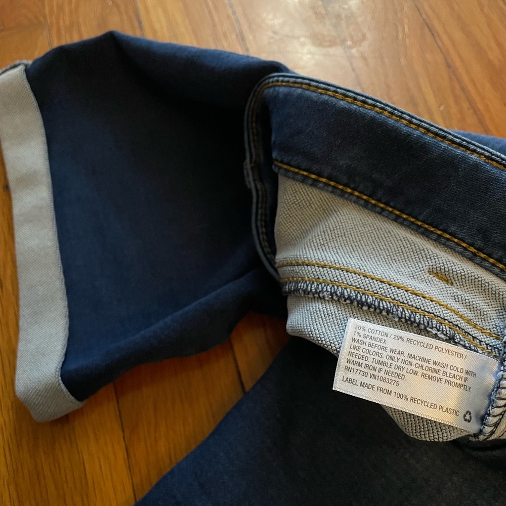 XL 14/16 Cat & Jack Super Stretch Bermuda Jeans - Picture 4 of 4
